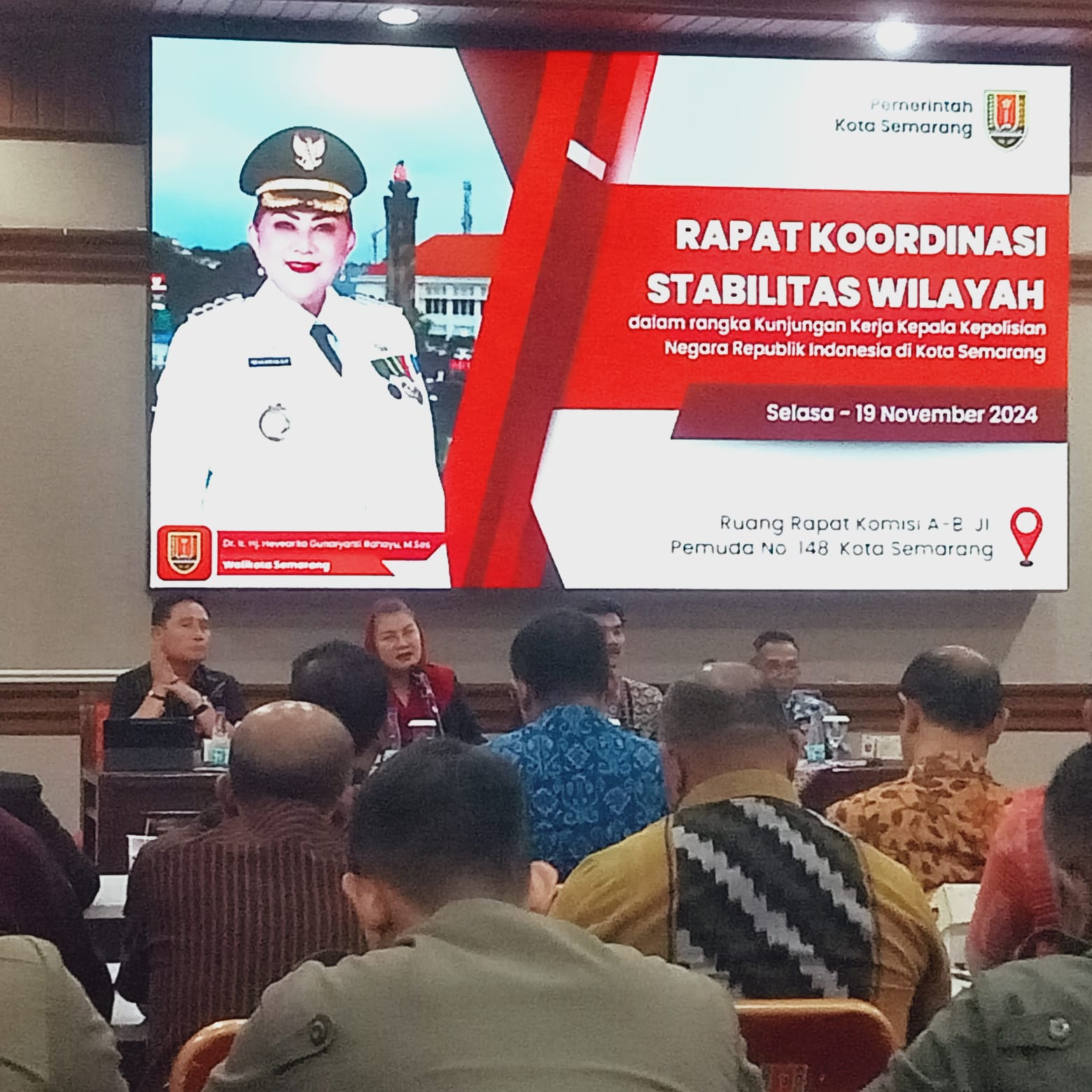 Rakor Stabilitas Wilayah Jelang Kunjungan Kerja Kapolri ke Kota Semarang